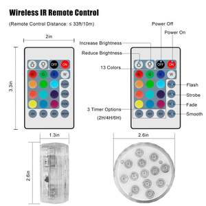 Multi RGB LED Solaire <span class=keywords><strong>Piscine</strong></span> Lumière Atmosphère Gonflable Cour Pelouse Patio Fête Plage Extérieur Led Solaire Flottant <span class=keywords><strong>Piscine</strong></span> Lumières - Product Image 5