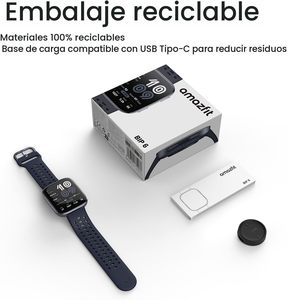 Reloj Inteligente Bip 6 con Pantalla AMOLED de 1.97'', GPS, iOS/Android, Batería de 14 Días, Llamadas/Mensajes, Correa de Aleación, Resistente al Agua IP67, IA - Product Image 6