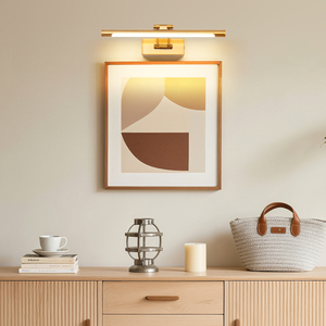 8W 12W Modern IP44 Painted Finish <b>Bathroom</b> Vanity <b>Light</b> <b>Pull</b> Cord Switch Design Adjustable 3000K Warm White LED Wall Lamp - Product Image 5
