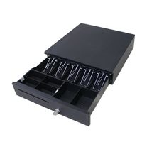 Tiroir-caisse ZHOONGJI 405A pour machines de point de vente commerciales - Interface tactile, garantie 1 an, noir/blanc, compatible tablette