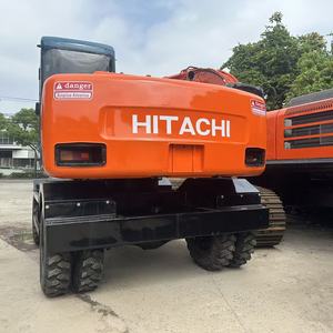 Excavadora de Ruedas HITACHI Modelo 2023 EX100 EX100WD de 10 Toneladas, con Rodamientos Potentes, Alto Rendimiento y Equipo de Construcción Confiable - Product Image 6