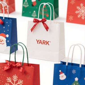 Sac de shopping en carton kraft avec logo personnalisé pour les vêtements et les aliments pour les boutiques de cadeaux - Product Image 5