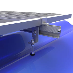 Kits complets de pinces pour rails de montage photovoltaïques en aluminium Pv Supports de <span class=keywords><strong>fixation</strong></span> de toit de panneaux solaires pour toit en acier - Product Image 6