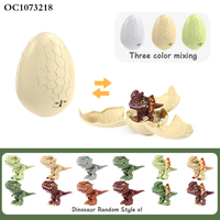 Vente en gros d'oeufs de dinosaure en plastique tenus dans la main pour jeu de garçon Vente d'oeufs de dinosaure pour enfants enfants