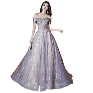 Off The Shoulder Evening Gown For Women Empire Waist Ball Gown Organza Long Dress Vintage Style 3D Patterns Formal Party Wear - Product Image 5