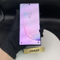 Téléphone portable d'occasion Fnban Original pour Samsung Galaxy Note10+ 5G débloqué – Smartphone Note 10 Plus en promotion