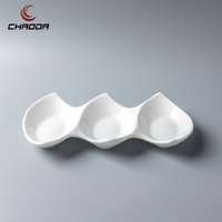 Assiette en porcelaine Chaoda 11-15 pouces, style nordique, luxe, écologique, sans danger pour les aliments, pour les desserts de mariage, la maison, la restauration