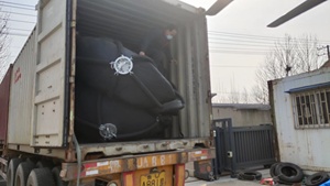 Trung Quốc Nhà Máy Giá Yokohama loại khí nén cao su Marine Inflatable Fender với chuỗi lốp Net - Product Image 6