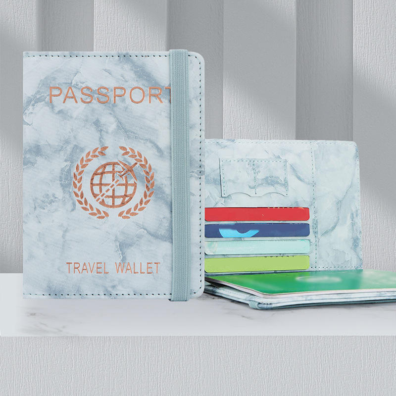 Marble-patterned blue