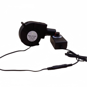 Ventilateur centrifuge haute vitesse 97mm DC 12V 24V 36V avec prise AC 3 vitesses contrôleur 9733 chauffage BBQ <span class=keywords><strong>petit</strong></span> ventilateur OEM - Product Image 3