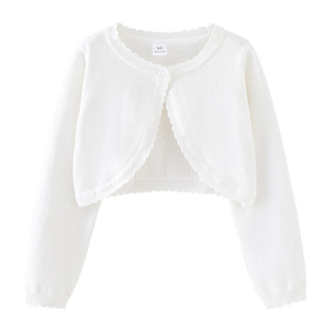 New Casual Style Large Children's <strong>Knitted</strong> Cardigan Girl Cozy Cotton Air-Conditioning Shirt Shawl Princess <strong>Bolero</strong> - Product Image 5
