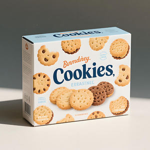 Boîte d'emballage <span class=keywords><strong>pour</strong></span> biscuits personnalisée, imprimée, en matériaux recyclés, de qualité alimentaire, <span class=keywords><strong>pour</strong></span> l'expédition de biscuits, en carton ondulé, boîte d'expédition postale - Product Image 5