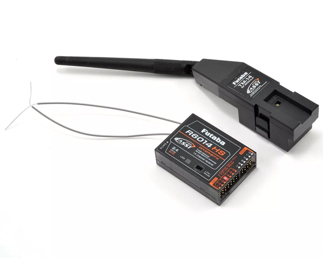 Futaba R6014HS 14-Channel 2.4GHz FASST Receiver [R6014HS] Plastic Ultra Long Range for FPV Drones Accessories