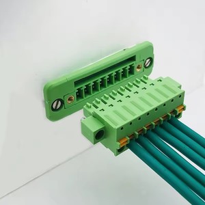 Panel hexagonal de 15EDGKDM-3.81mm sin tornillos fijado a través del terminal de pared con enchufe de resorte - Product Image 3