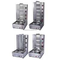 Moyen-Orient Shawarma Grill Poulet Kebab Maker Gaz/Électrique GPL Bureau Commercial Automatique Doner Kebab Machine De Découpe