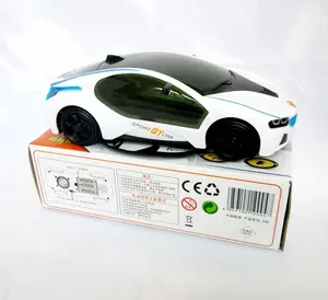 Electric Toy Non Remote Control Light Music Toy Car Universal Wheel Sports Car Kids Electric Toys Cars