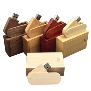Оптовая продажа, деревянный поворотный 2,0, 4 ГБ, 8 ГБ, 16 ГБ, USB флэш-накопитель с пользовательским логотипом, 3,0 32 ГБ, 128 ГБ, флешка для рекламных подарков, 64 ГБ - Product Image 3