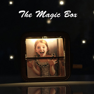 2025 mới lật cuốn sách ảnh máy tùy chỉnh thời gian hộp ma thuật với hình ảnh ánh sáng tùy chỉnh 3 màu - Product Image 2