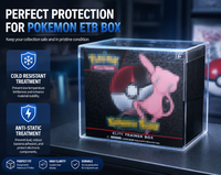 Boîte en PVC transparente personnalisable pour jouets ETB, emballage en PVC, vente en gros