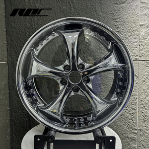 Jantes Roc Custom Chrome Vskf 5x114.3 Forgées Style VIP 18 19 Pouces pour Lexus GS300 Nissan 350Z 240SX Acura RSX Type-S - Product Image 3