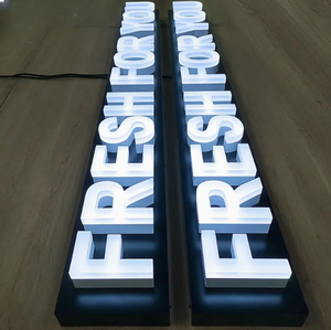 Customized Signage Front Lit 3D <b>LED</b> Light Advertising Acrylic <b>Letter</b> - Product Image 4