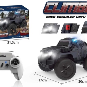 Voiture télécommandée électrique RC2002 4x4 tout-terrain avec éclairage et fonction de pulvérisation, portée de 80 m – Idéale comme cadeau d'anniversaire - Product Image 2