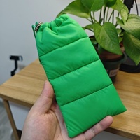 Vente en gros en usine pochette à lunettes en duvet synthétique avec cordon de serrage sac de lunettes personnalisé sac d'emballage pour lunettes de soleil