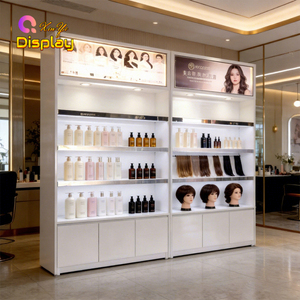 <span class=keywords><strong>Vitrine</strong></span> de présentation personnalisée à <span class=keywords><strong>LED</strong></span>, écologique, <span class=keywords><strong>pour</strong></span> salon de beauté, centre commercial, présentoir moderne <span class=keywords><strong>pour</strong></span> perruques et produits de coiffure - Product Image 5