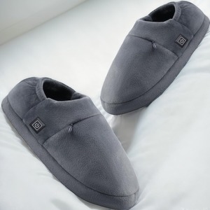 Pantuflas de Terciopelo Súper Suaves con Calefacción Transfronterizas Personalizadas para Hombre y Mujer, Lavables en Interiores, Antideslizantes, con Calefacción Eléctrica USB, de EVA - Product Image 1