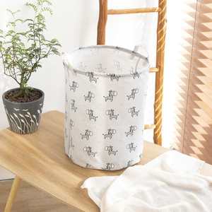 Panier à linge sale de style nordique, bac de rangement pour jouets, grand panier à linge pliable et imperméable - Product Image 4