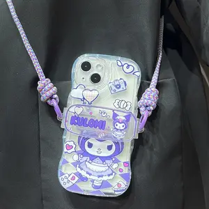 Kuromi Geschikt 15 Telefoon Hoesje Iphone 15 Nieuwe 14 Creatieve 13 Transparante Xl Back Clip 6S Beschermhoes