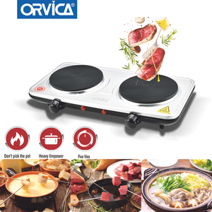 <b>Hot</b> <b>Plate</b> 2 Burners 2000W High Power Electric <b>Plate</b> White Home Cooking <b>Portable</b> Kitchen Use 220V <b>Hot</b> <b>Plate</b> - Product Image 5