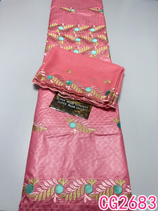 Tissu Bazin Riche en Gros avec Foulard Africain, Robe Brodée en Bazin Riche Grande Largeur 160cm pour Fête - Product Image 6