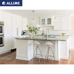 Allure Cổ Điển Công Nghiệp Sồi Shaker Tro Trắng Mdf Gỗ Treo Tường Cơ Chế Tủ Bếp - Product Image 2