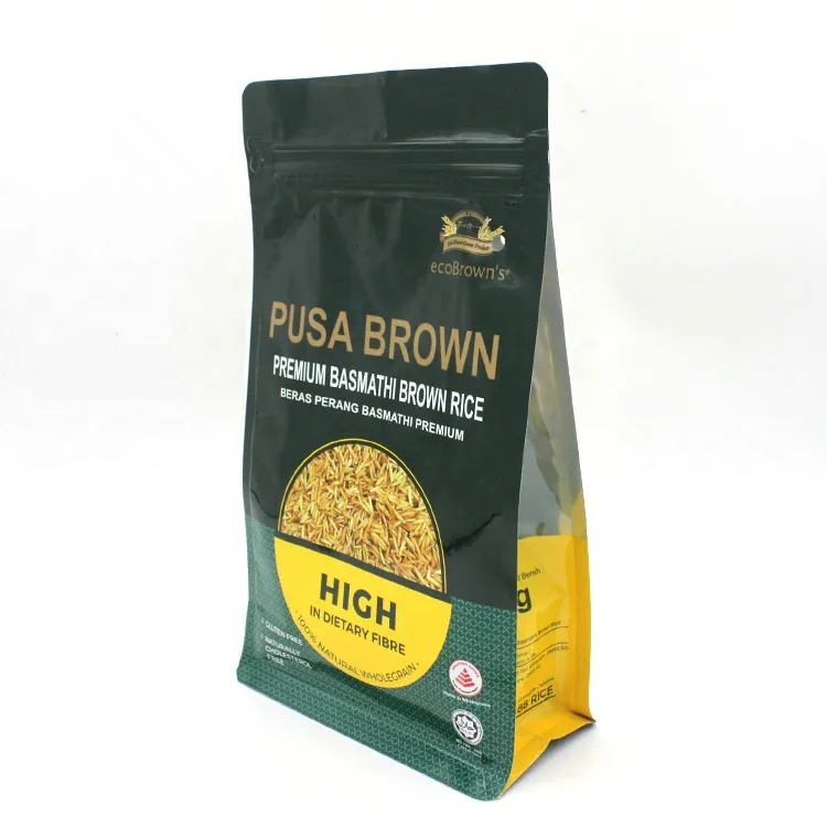 1kg 2kg 5kg 25kg 50kg Plastic Empty Flour Rice Feed Grain Sand up bag Fertilizer Custom flat bottom Bag