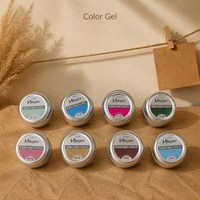 Gel de Peinture et de Dessin Multi-Couleurs Soak-Off Mixcoco, Gel UV Haute Densité pour Nail Art DIY, Décoration de Lignes et Fleurs