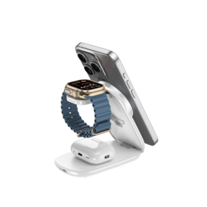 Cargador Inalámbrico <span class=keywords><strong>3</strong></span> en 1 de 15W de Carga Rápida, Plegable, Puede Cargar Teléfonos Móviles, Relojes y Auriculares - Product Image 5