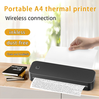 Imprimante de Pochoirs de Tatouage Marklife D210 Portable Thermique Sans Fil A4, pour Bureau, Autocollants et Documents