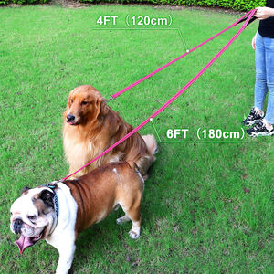 Correa reflectante para Collar de Mascota, asa acolchada suave, fuerte y resistente, cintas de nailon personalizadas, sencilla y sólida, se acepta logotipo personalizado - Product Image 6