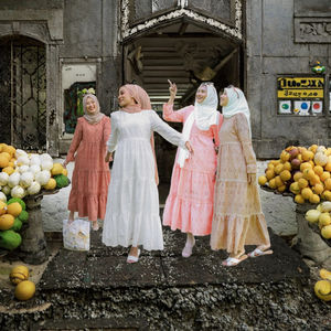 Vestidos Musulmanes Tradicionales de Verano para Mujer, Estilo Dubái, Poliéster Transpirable, Ligero, de Secado Rápido, Abaya Jalabiya Indonesia OKA - Product Image 3