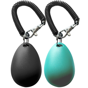 2026 Clicker d'entraînement pour chien personnalisé avec logo du fabricant, avec anneau de poignet manuel et fonction de pression - Product Image 2