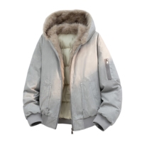 Blouson d'hiver décontracté imperméable personnalisé pour homme, style aviateur tendance, coupe ample grande taille