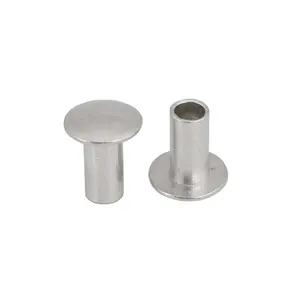 1.2mm 1.4mm 1.6mm 2mm 2.5mm 3mm 3.5mm GB873 스테인리스 스틸 타원형 헤드 반관형 리벳 - Product Image 1