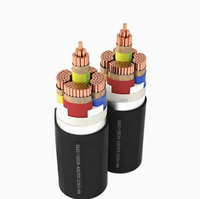 Câble d'alimentation durable en cuivre 35mm-10mm VV/VV22 isolé en PVC, ignifuge, basse tension, pour la construction