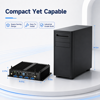 Mini PC con Procesador Intel Core i3/i5/i7, Computadora de Escritorio 5005U/4200U/5500U, Carcasa para Computadora, Windows 11/Linux, Ranura SIM para 4G, Computadora Industrial