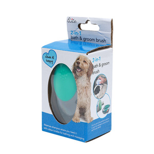 Pet <b>Bathing</b> Comb Massage Brush Green Blue ABS <b>Dog</b> Cat Cleaning Tool - Product Image 4