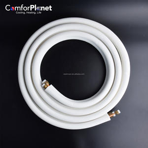 Hvacr ท่อทองแดงหุ้มฉนวนสีขาว20เมตรพร้อมฉนวนระบบอากาศ hvacr สารทำความเย็นพิเศษ - Product Image 6