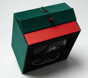 Eco Friendly Recycled <b>Materials</b> Custom Logo Luxury Rigid Paper Reusable Portable Protective Case Eyewear Glasses <b>Packaging</b> Box - Product Image 3