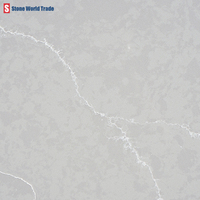 Grande dalle de quartz artificiel écologique pour plan de travail en quartz Calacatta