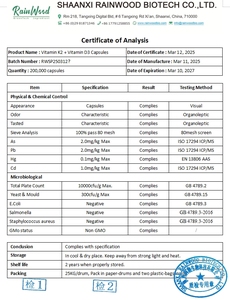 Capsule di vitamina <span class=keywords><strong>K2</strong></span> + D3 con etichetta privata OEM/ODM capsule di vitamina <span class=keywords><strong>K2</strong></span> + vitamina D3 di qualità Premium - Product Image 2